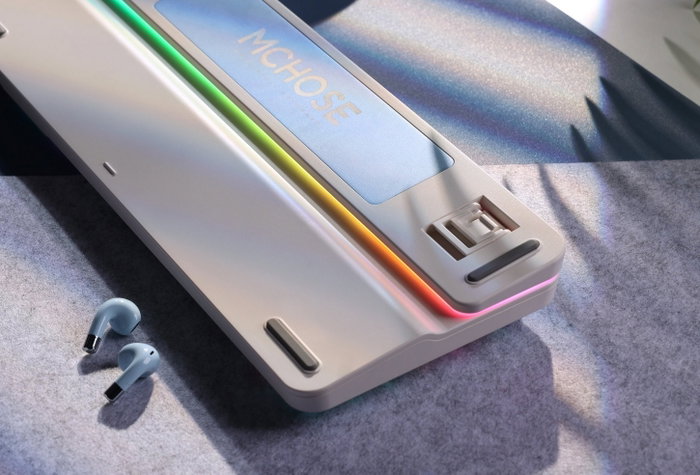 Mchose MC-K99V2-4 Teclado Mecánico Gaming Inalámbrico RGB 99 Teclas, Layout Polaco, USB-C, Negro Mchose MC-K99V2-4 Teclado Mecánico Gaming Inalámbrico RGB 99 Teclas, Layout Polaco, USB-C, Negro