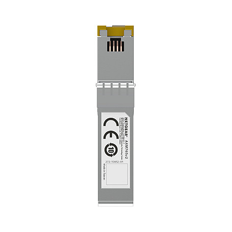 NETGEAR Switch ProSafe AXM764-20000S SFP+ a 10GBase-T Modulo de Transceptor Óptico, Fibra, 10000 Mbit/s, 80 m, IEEE 802.3an, 802.3az, Gris NETGEAR Switch ProSafe AXM764-20000S SFP+ a 10GBase-T Modulo de Transceptor Óptico, Fibra, 10000 Mbit/s, 80 m, IEEE 802.3an, 802.3az, Gris