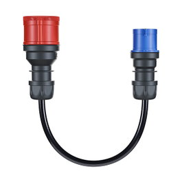 go-eCharger go-e Gemini flex 11 kW CEE rojo a CEE azul
