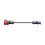 go-eCharger go-e Gemini flex 11 kW CEE rojo a CEE azul