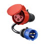 go-eCharger go-e Gemini flex 11 kW CEE rojo a CEE azul