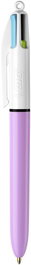 BIC Fashion Bolígrafo 4 Colores Lila Set de 12