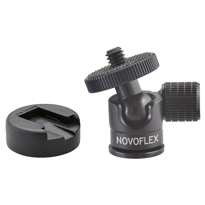 Novoflex Ball Head M-NEIGER II Rótula de bola con zapata de flash Novoflex Ball Head M-NEIGER II Rótula de bola con zapata de flash