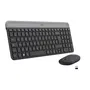 Logitech MK470 Teclado y Mouse Inalámbricos Ultrafinos y Silenciosos con Receptor USB de 2.4 GHz y Diseño Compacto