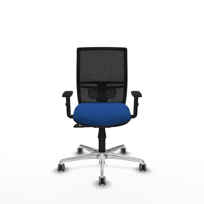 PIQUERAS Y CRESPO Silla de oficina Yunquera con mecanismo Sincro, Azul y Negro PIQUERAS Y CRESPO Silla de oficina Yunquera con mecanismo Sincro, Azul y Negro