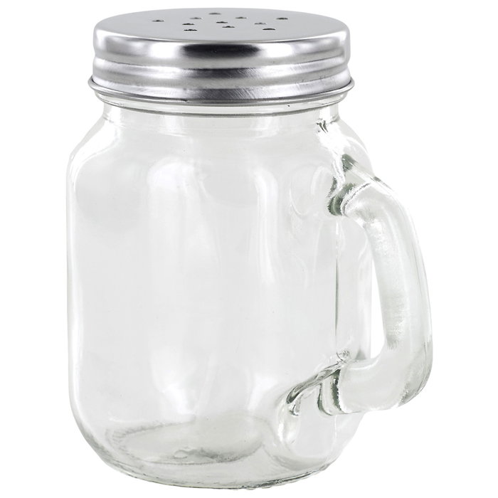 Home Deco Factory Set de 12 Saleros o Pimenteros Mason Jar de Vidrio
