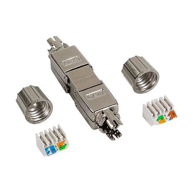 LogiLink Conector de cable Cat.7 Field assembly blindado tipo slim LogiLink Conector de cable Cat.7 Field assembly blindado tipo slim