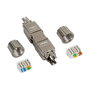 LogiLink Conector de cable Cat.7 Field assembly blindado tipo slim