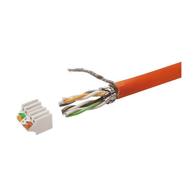 LogiLink Conector de cable Cat.7 Field assembly blindado tipo slim LogiLink Conector de cable Cat.7 Field assembly blindado tipo slim