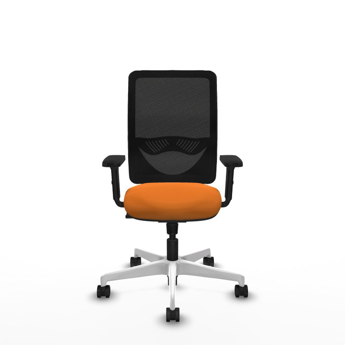PIQUERAS Y CRESPO Silla de oficina Zulema Naranja y Negro PIQUERAS Y CRESPO Silla de oficina Zulema Naranja y Negro