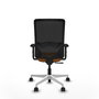 PIQUERAS Y CRESPO Silla de oficina Zulema Naranja y Negro