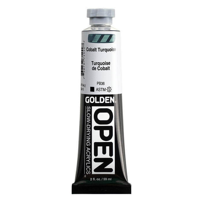 Golden OPEN Colores Acrílicos Turquesa Cobalto 59 ml Golden OPEN Colores Acrílicos Turquesa Cobalto 59 ml