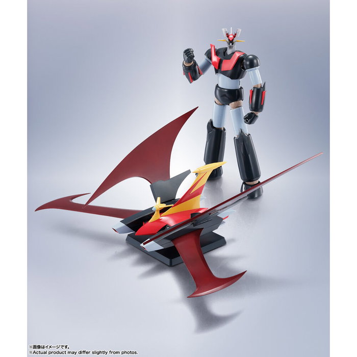 Tamashii Nations Robot Spirits Figura Mazinger X & Jet Scrander X Grendizer U 15cm con Accesorios