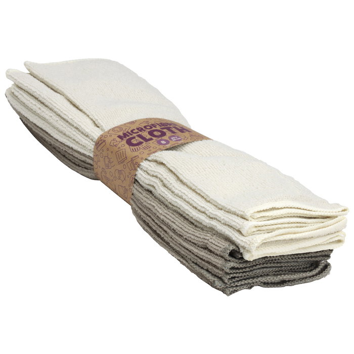 Day Juego de 8 Paños de Microfibra 30x30 cm para Limpieza