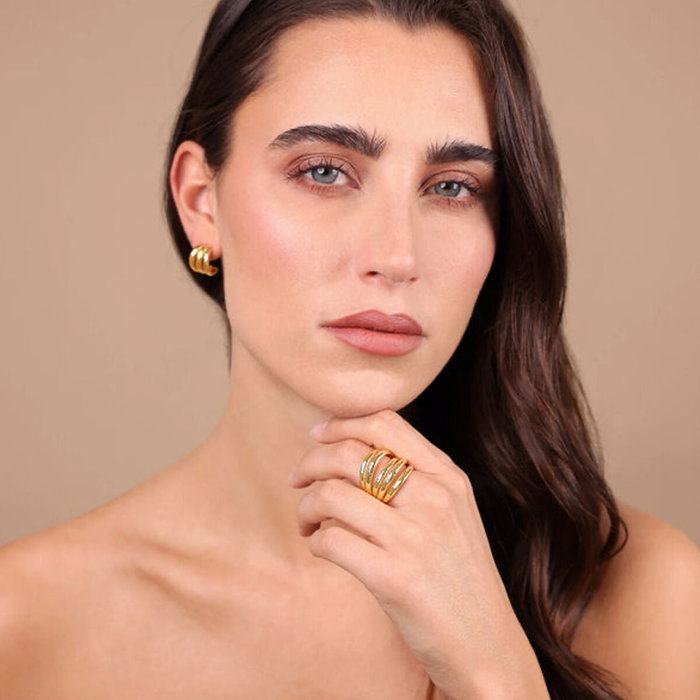 Anillo Mujer Etrusca WSET00870.YG-18 Dorado 18