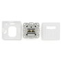 Digitus DN-9010/8-2 Toma de red CAT 6A EA apantallada 2xRJ-45 blanco