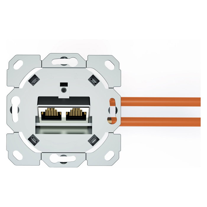 Digitus DN-9010/8-2 Toma de red CAT 6A EA apantallada 2xRJ-45 blanco Digitus DN-9010/8-2 Toma de red CAT 6A EA apantallada 2xRJ-45 blanco