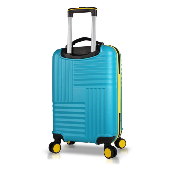 Zoozie Bags 8579 Maleta Turquesa de Cabina, ABS, Ruedas 360°, Ligera y Resistente, 58x36x22 cm, 37L Zoozie Bags 8579 Maleta Turquesa de Cabina, ABS, Ruedas 360°, Ligera y Resistente, 58x36x22 cm, 37L