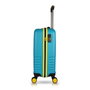 Zoozie Bags 8579 Maleta Turquesa de Cabina, ABS, Ruedas 360°, Ligera y Resistente, 58x36x22 cm, 37L