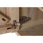 DKD Home Decor Mesita de Noche Roble 45x40x65 Natural Marrón