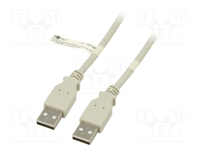 GOOBAY Cable USB 2.0 de 5m con conector USB A en ambos extremos GOOBAY Cable USB 2.0 de 5m con conector USB A en ambos extremos