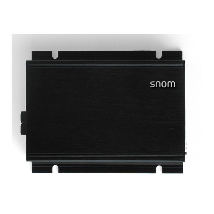 Snom PA1+ Sistema de Megafonía VoIP Independiente Altavoz 6,5W Negro