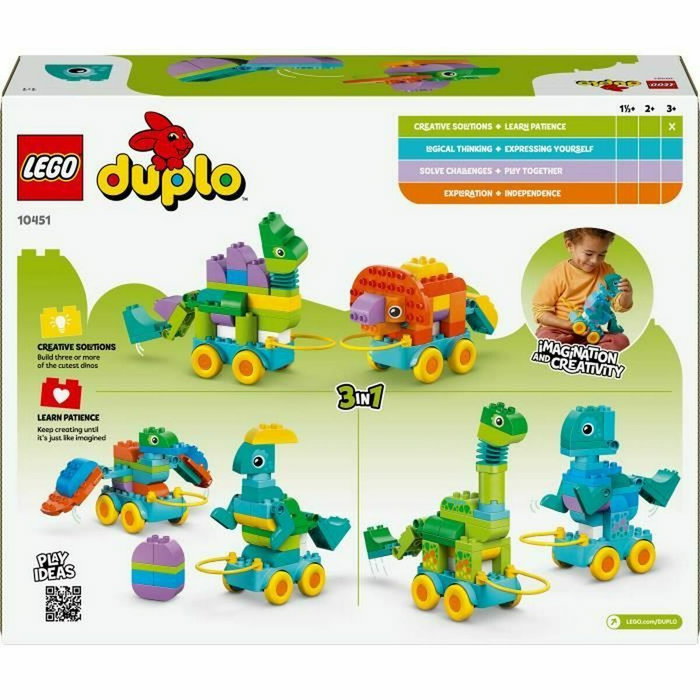 Lego DUPLO My Town 10451 Dinosaurios sobre ruedas 3 en 1 Lego DUPLO My Town 10451 Dinosaurios sobre ruedas 3 en 1