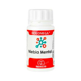 Holomega Niebla Mental 50 Cápsulas - Complemento para Memoria y Concentración con Ginkgo y Vitaminas B