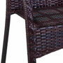 Conjunto de Mesa con 2 Sillas Alexandra House Living Marrón