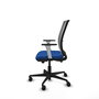 PIQUERAS Y CRESPO Silla de oficina Haches Azul y Gris
