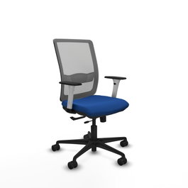 PIQUERAS Y CRESPO Silla de oficina Haches Azul y Gris
