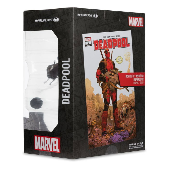 Marvel Collection Estatua PVC 1/6 Deadpool (Deadpool #1)(Grey Suit Chase) 27 cm