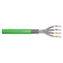 Digitus DCA Cable de Instalación CAT 8.2 S/FTP S-STP, 100m, Simplex, Verde, Cobre Sólido, 40GbE, CPR Dca