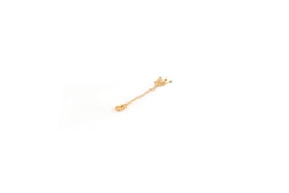 Hermia PLT0493 Juego de Cucharas 6 Piezas Zamak Dorado Elegante para Gastronomía y Ocasiones Especiales