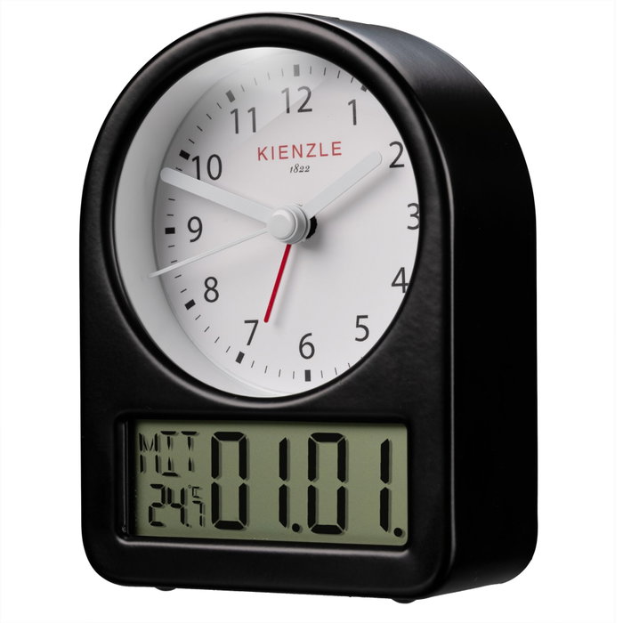 Kienzle Reloj Despertador Retro Negro