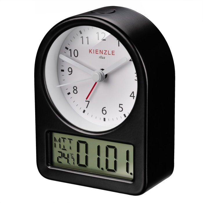 Kienzle Reloj Despertador Retro Negro
