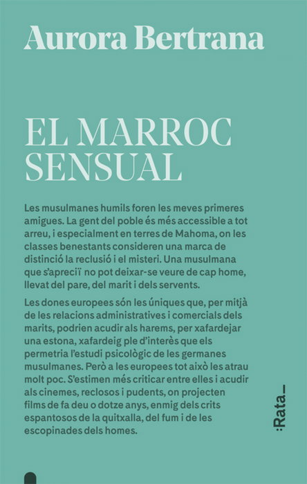 El Marroc sensual, Aurora Bertrana - EDICIONES RATA