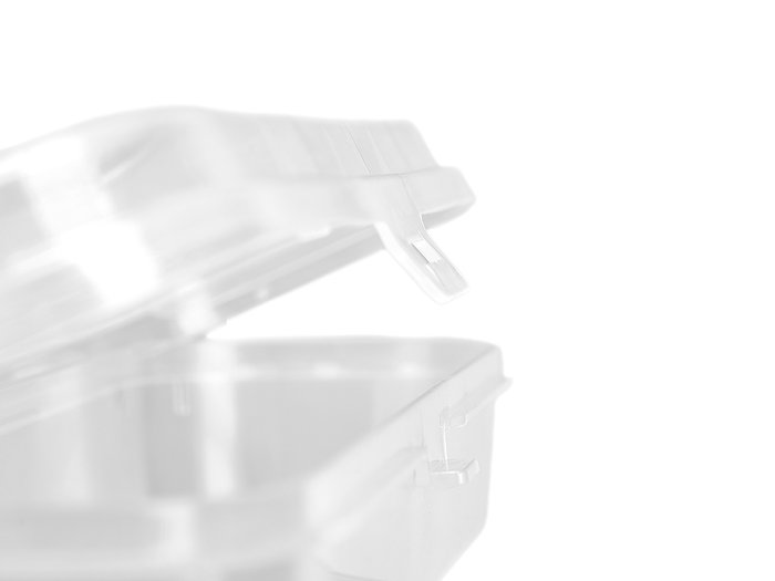 Kipit Estuche Multiuso Maquillaje Transparente 6.2x25x4.3 cm (Set de 48)