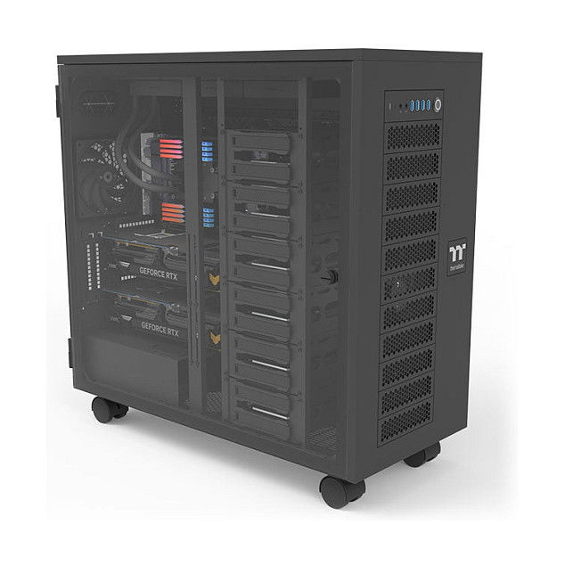 Thermaltake AX700 TG Torre PC Negro Vidrio Templado ATX EATX Micro-ATX Diseño Espacioso