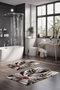 Mijölnir CT-5107 Juego de Alfombrillas de Baño de 2 Piezas Poliéster Antideslizante Antibacteriano Lavable a Máquina 40x60 cm y 60x100 cm