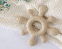KioKids Mordedor Estrella de Silicona Beige para Bebés, Alivia la Dentición y Masajea Encías, Texturas, Sin BPA, Flexible +3 Meses