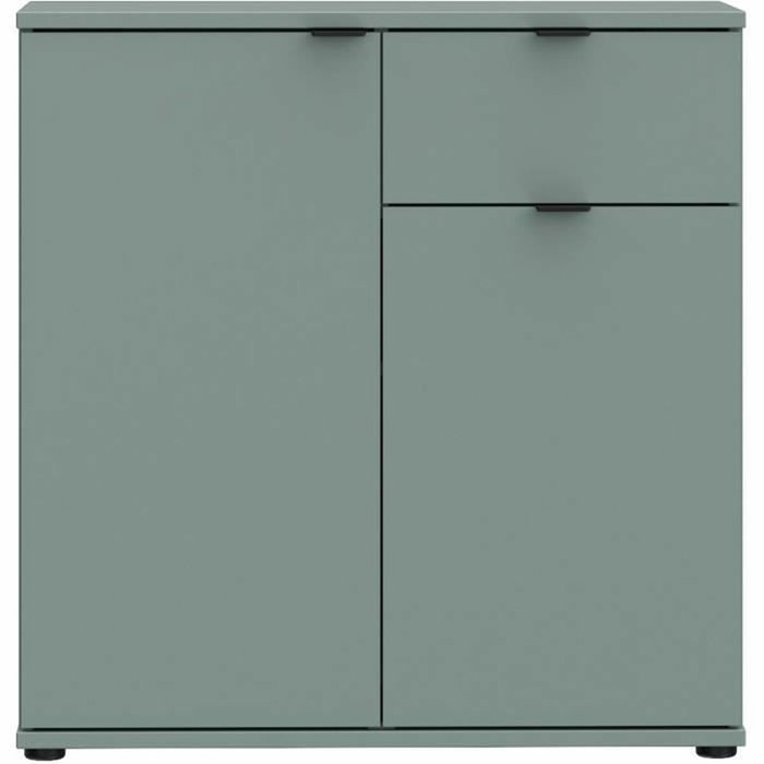 Aucune Aparador GANYMEDE de 2 puertas y 1 cajón - Salvia Aucune Aparador GANYMEDE de 2 puertas y 1 cajón - Salvia