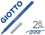 Giotto Rotulador Turbo Color Azul Ultramar, Pack de 12 unidades