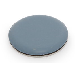 HERRAJES ALK Reto Deslizante Redondo Base Ptef Con Adhesivo Ø40 8 Unidades