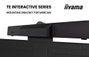 Iiyama TE7515A-B2AG Pantalla Táctil Interactiva 75" 4K UHD, Android 14, 8 núcleos, 8GB RAM + 128GB, 40 Puntos Táctiles, VA, Wi-Fi 6, Bluetooth 5.0, USB-C 100W