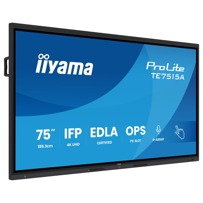 Iiyama TE7515A-B2AG Pantalla Táctil de 75 Pulgadas 4K Android 14
