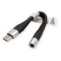 ROLINE 12.03.3241 Adaptador USB Type C a 3,5 mm Negro