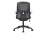 Q-connect Silla de Oficina Terni Malla Ajustable Reposabrazos Negro Cuerpo Negro - Altura Max 1050 mm, Ancho 500 mm, Profundidad 480 mm