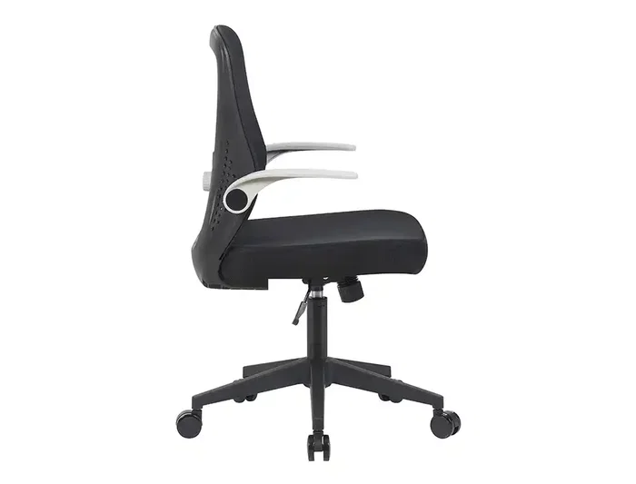 Q-connect Silla de Oficina Terni Malla Ajustable Reposabrazos Negro Cuerpo Negro - Altura Max 1050 mm, Ancho 500 mm, Profundidad 480 mm