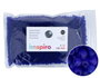 Innspiro Rocalla de vidrio redonda glaseado azul fuerte 3,8mm 500g